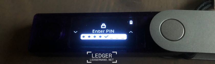 change pin code ledger 01