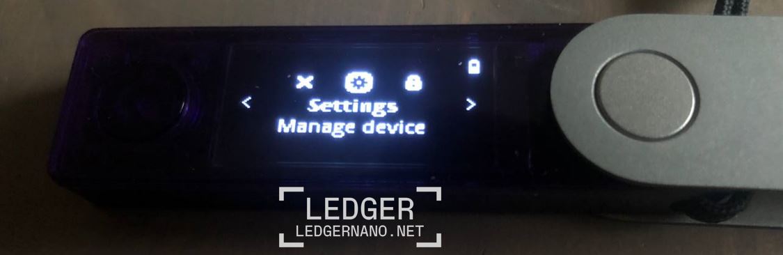 change pin code ledger 02