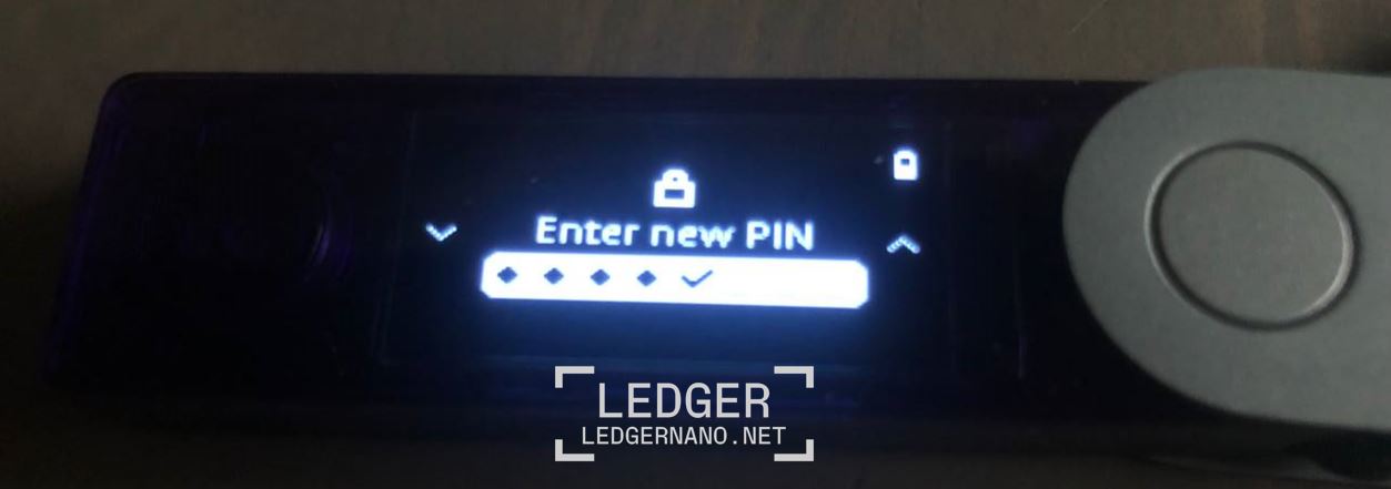 change pin code ledger 05